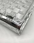 Michael Kors Silver Small East West Gigi Messenger Tote
