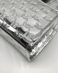 Michael Kors Silver Small East West Gigi Messenger Tote