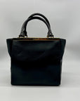 Michael Kors Black Leather Lana Convertible Satchel Bag