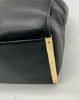 Michael Kors Black Leather Lana Convertible Satchel Bag