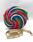 WKND WYFR Multicolor Fabric Swirl Crossbody