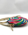 WKND WYFR Multicolor Fabric Swirl Crossbody