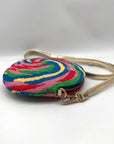 WKND WYFR Multicolor Fabric Swirl Crossbody