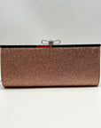 I.N.C. International Concepts Rose Gold Fabric Evening Clutch