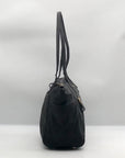 Michael Kors Black Nylon Kelsey Top Zip Tote Bag