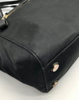 Michael Kors Black Nylon Kelsey Top Zip Tote Bag