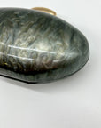 INC Sleek Acrylic Swirled Black & Grey Clutch/Crossbody Bag