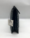 I.N.C. International Concepts Black Croc Faux Leather Crossbody Bag