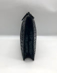 I.N.C. International Concepts Black Croc Faux Leather Crossbody Bag