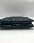 I.N.C. International Concepts Black Croc Faux Leather Crossbody Bag