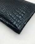 I.N.C. International Concepts Black Croc Faux Leather Crossbody Bag