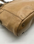 Coach Tan Patent Leather Gallery Tote Bag 11500