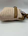 Style & Co Beige Straw Crossbody Bag