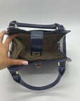 Brahmin Blue Leather Shoulder Bag