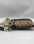 Coach Legacy Tan Signature Jacquard Swing Pack Crossbody Bag