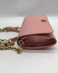 Tory Burch Pink Saffiano Leather Robinson Chain Crossbody