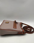 Dooney & Bourke Grey Pebble Grain Small Presley Crossbody Bag