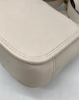 Coach White Pebbled Leather Tabby Messenger 19 Crossbody CJ846