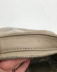 Brighton Neutral Patent Croc Embossed Leather Cher Shoulder Bag And Wallet