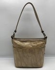 Brighton Neutral Patent Croc Embossed Leather Cher Shoulder Bag And Wallet