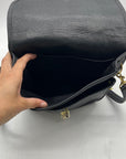 Brown Leaf Leather Shoulder Bag