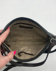Dooney & Bourke Black & Brown Vintage Shoulder Bag