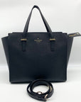 Kate Spade Black Saffiano Leather Large Cedar Street Hayden Satchel