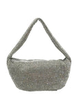 I.N.C. International Concepts Silver Small Diamond Mesh Hobo Bag