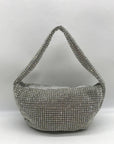 I.N.C. International Concepts Silver Small Diamond Mesh Hobo Bag