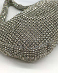 I.N.C. International Concepts Silver Small Diamond Mesh Hobo Bag