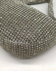 I.N.C. International Concepts Silver Small Diamond Mesh Hobo Bag