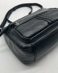 Sam Hadley Black Multi-Pocket Crossbody Bag