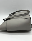 Michael Kors Grey Charlotte Large Saffiano Leather Top-Zip Tote Bag