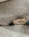 Dooney & Bourke Blue Monogram Canvas and Pebbled Leather Trim Crossbody