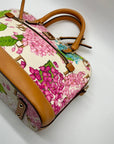 Dooney & Bourke Hydrangea Monogram Domed Satchel