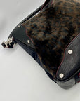 MZ Wallace Faux Fur Leopard Print Tote Bag