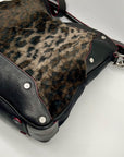 MZ Wallace Faux Fur Leopard Print Tote Bag