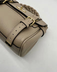 Mulberry Taupe Leather Alexa Satchel