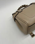 Mulberry Taupe Leather Alexa Satchel
