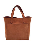 Madewell Brown Suede Zip-Top Transport Crossbody Bag
