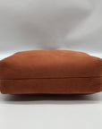 Madewell Brown Suede Zip-Top Transport Crossbody Bag