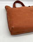 Madewell Brown Suede Zip-Top Transport Crossbody Bag
