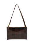 Burberry Brown Vinyl Nova Check Shoulder Bag