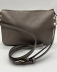 Kate Spade Gray Pebbled Leather Mulberry Street Madeline Crossbody Bag