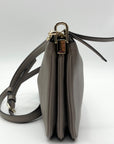 Kate Spade Gray Pebbled Leather Mulberry Street Madeline Crossbody Bag