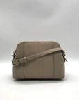 Giani Bernini Beige Faux Leather Crossbody Bag