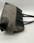 Coach Grey Vintage Herringbone Tweed Shoulder Bag 6446