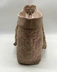 Kate Spade Beige Polyester Flower Quilted Fabric Madium Tote Bag