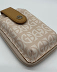 Giani Bernini Neutral Signature Phone Pouch Wallet Crossbody