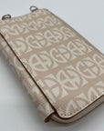 Giani Bernini Neutral Signature Phone Pouch Wallet Crossbody